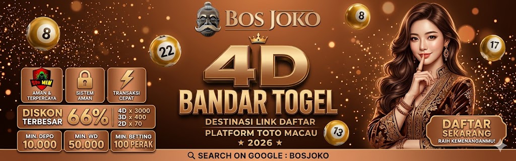 BOSJOKO : Ayo Bermain Game Togel Online Resmi Paling Viral & Populer Di Negara Asia Maupun Indonesia 2026.